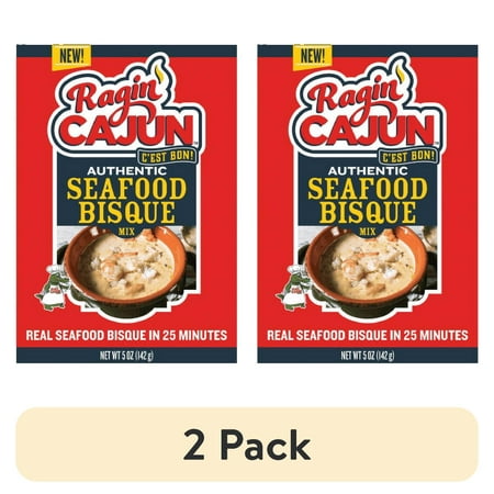 (2 pack) Ragin Cajun Seafood Bisque 5 oz