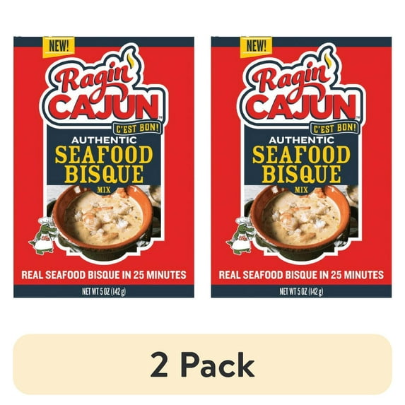 (2 pack) Ragin Cajun Seafood Bisque 5 oz