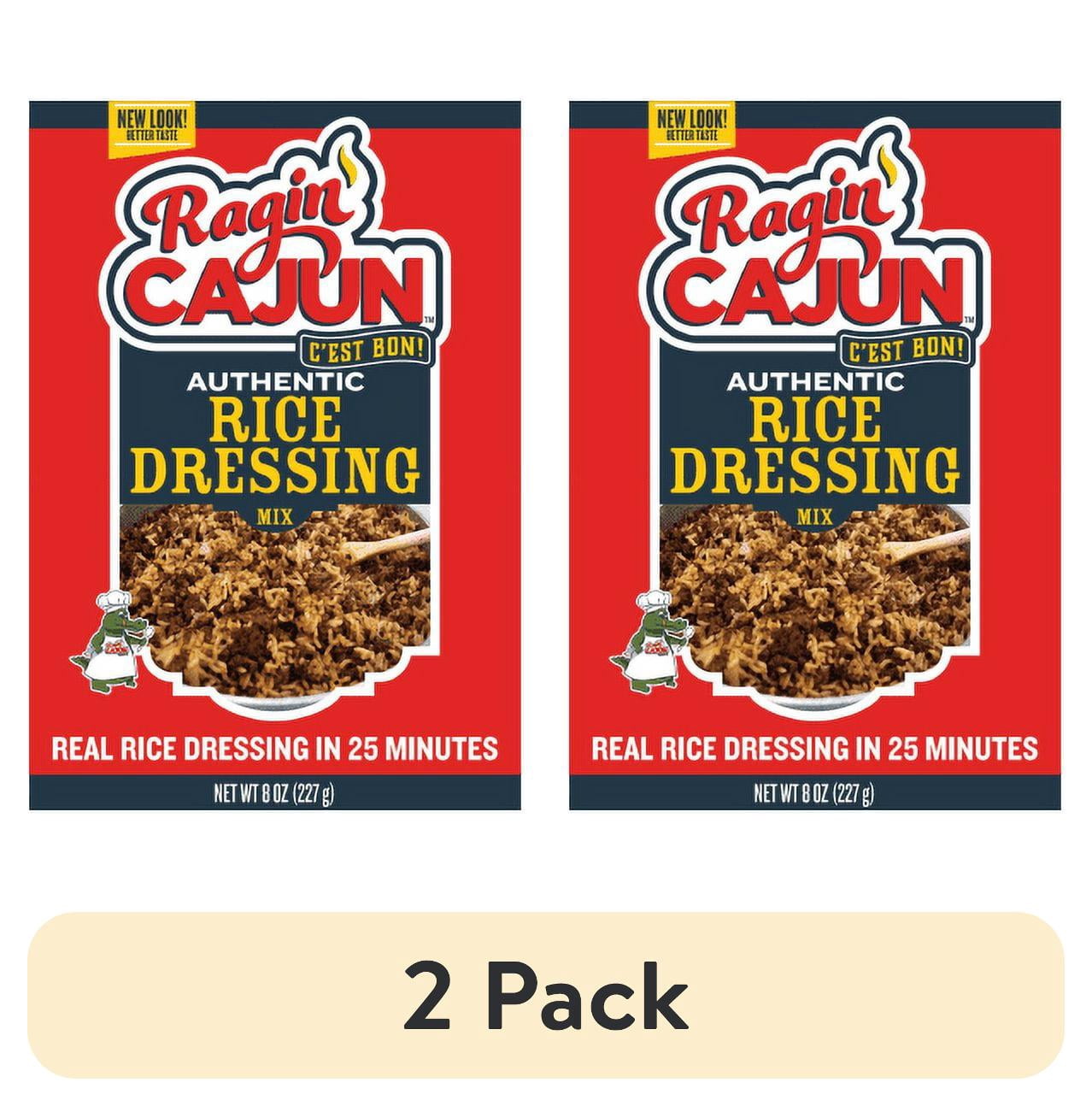 (2 pack) Ragin' Cajun Authentic Rice Dressing 8oz with Original Spices