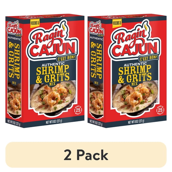 (2 pack) Ragin Cajun Shrimp & Grits 8 oz