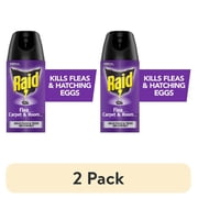 2 pack Raid Flea Killer Carpet & Room Spray with 4 Month Flea & Tick Control, 16 oz