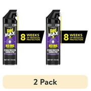 (2 pack) Raid Max Indoor Bed Bug Spray & Flea Insect Killer, Extended Protection Foaming Spray, 17.5 oz