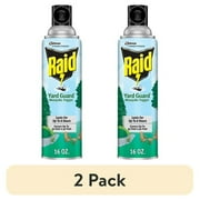 (2 pack) Raid Yard Guard Mosquito Fogger, Inse Count Killer Bug Spray, 16 oz