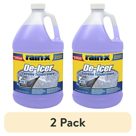 (2 pack) Rain-X -30 Degree De-Icer Windshield Washer Fluid for Extreme Cold Weather
