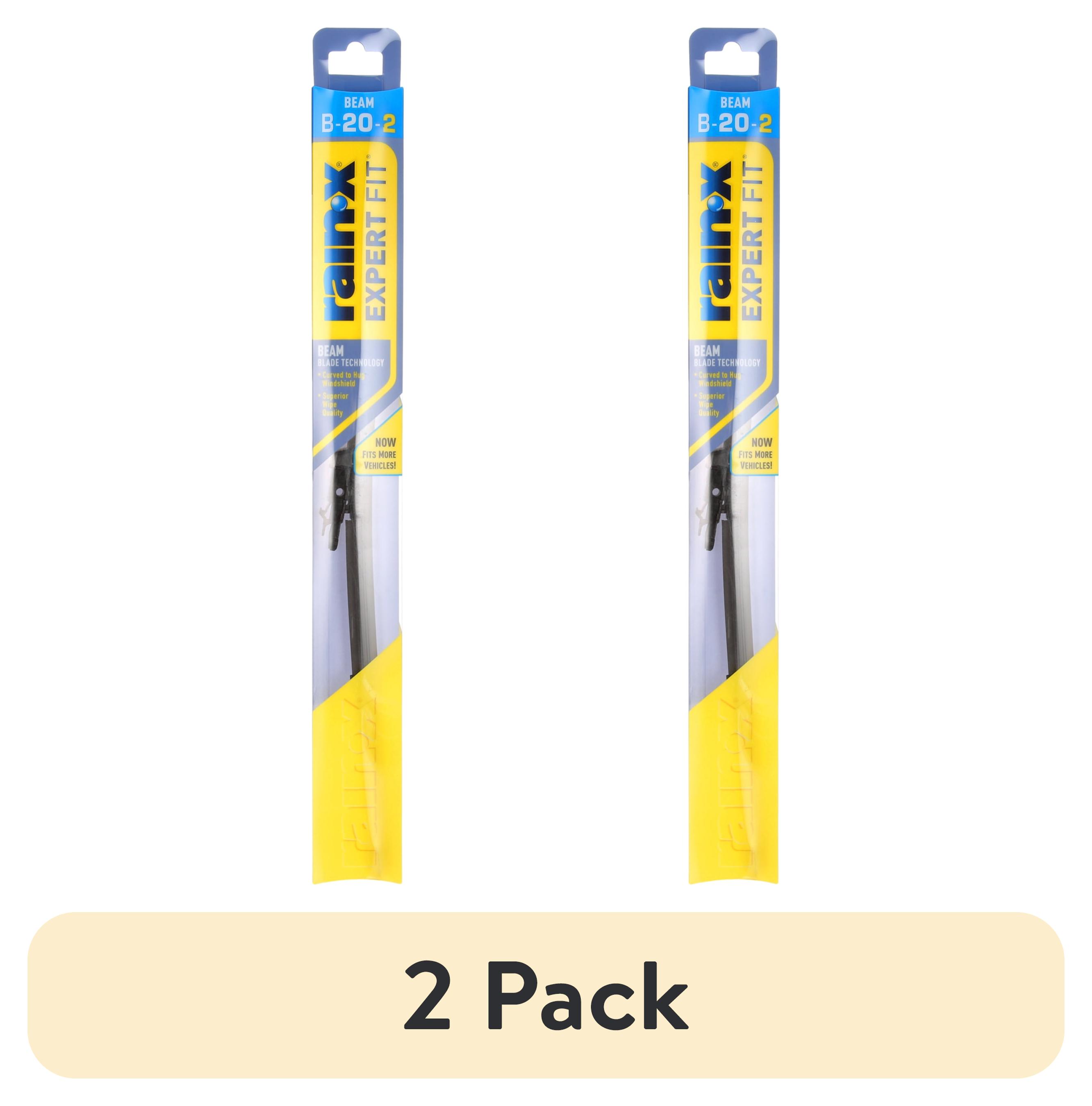 (2 pack) Rain-X Expert Fit Beam Windshield Wiper Blade, 20" B20-2 - 840011-2