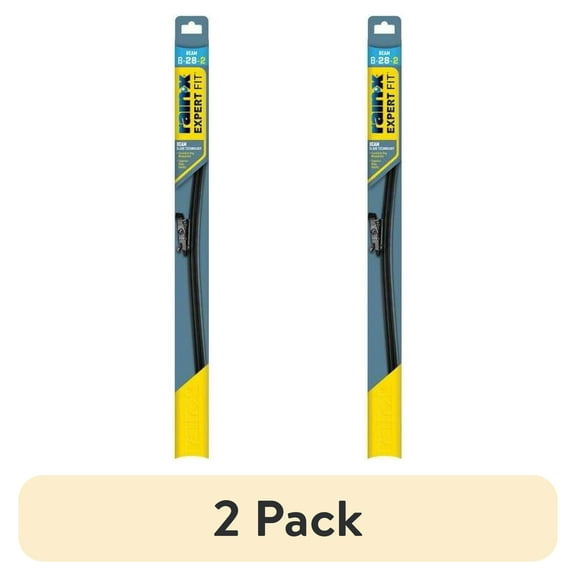 (2 pack) Rain-X Expert Fit Beam Windshield Wiper Blade, 28" B28-2 - 840021-2