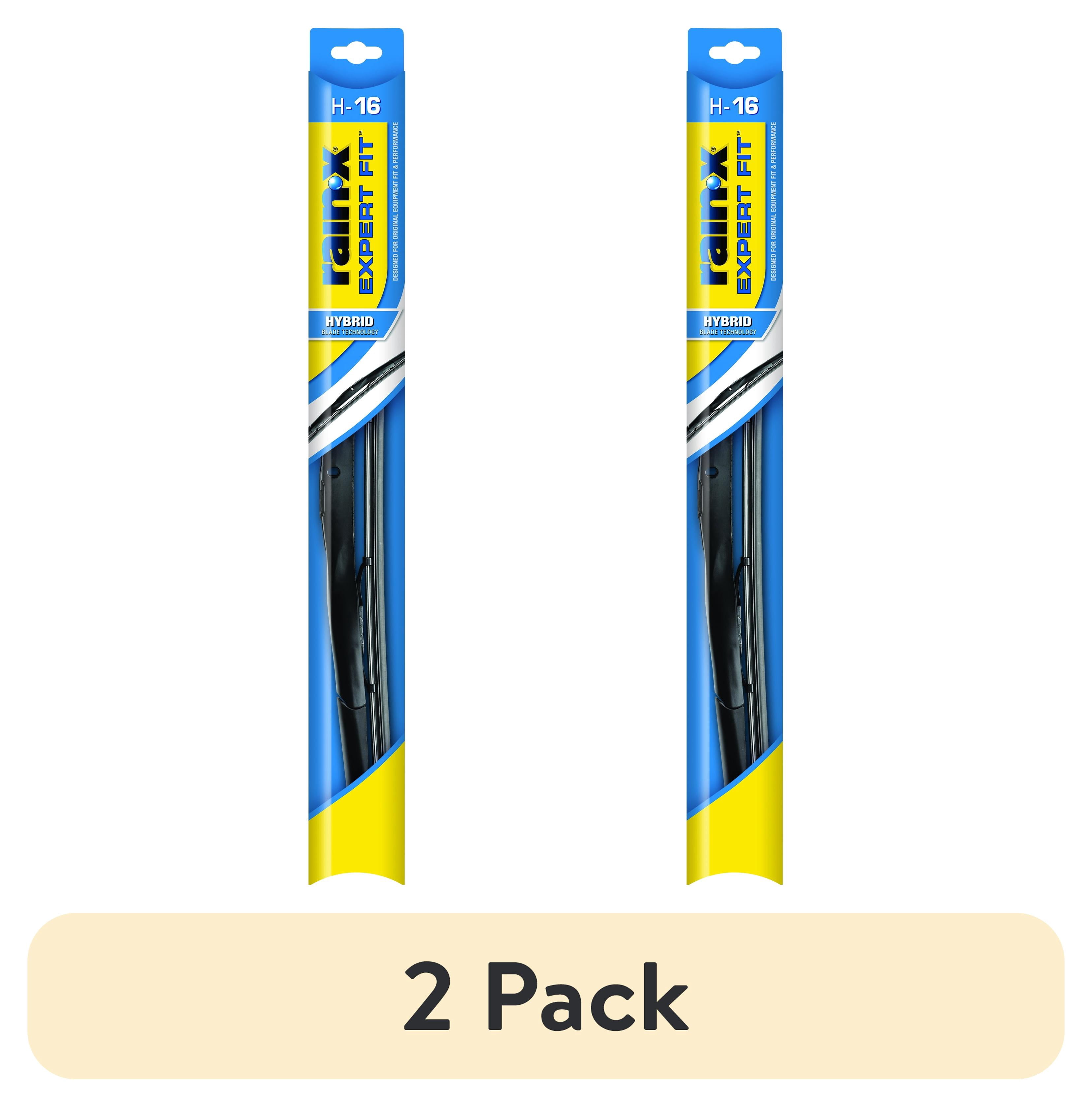 (2 pack) Rain-X Expert Fit Hybrid Windshield Wiper Blade 16" Replacement H16