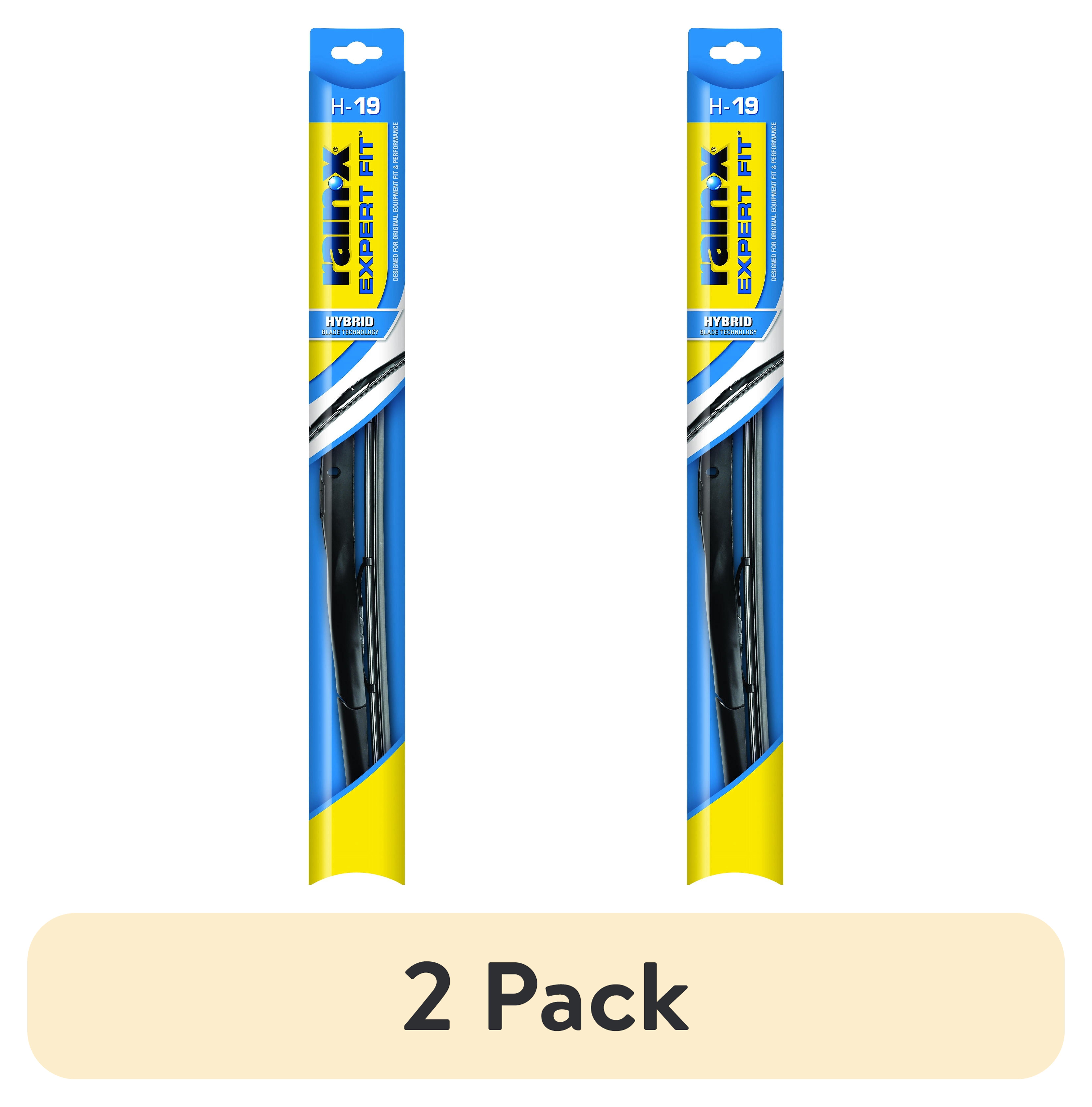(2 pack) Rain-X Expert Fit Hybrid Windshield Wiper Blade 19" Replacement H19