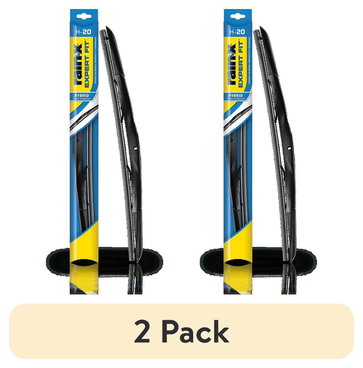 (2 pack) Rain-X Expert Fit Hybrid Windshield Wiper Blade 20" Replacement H20