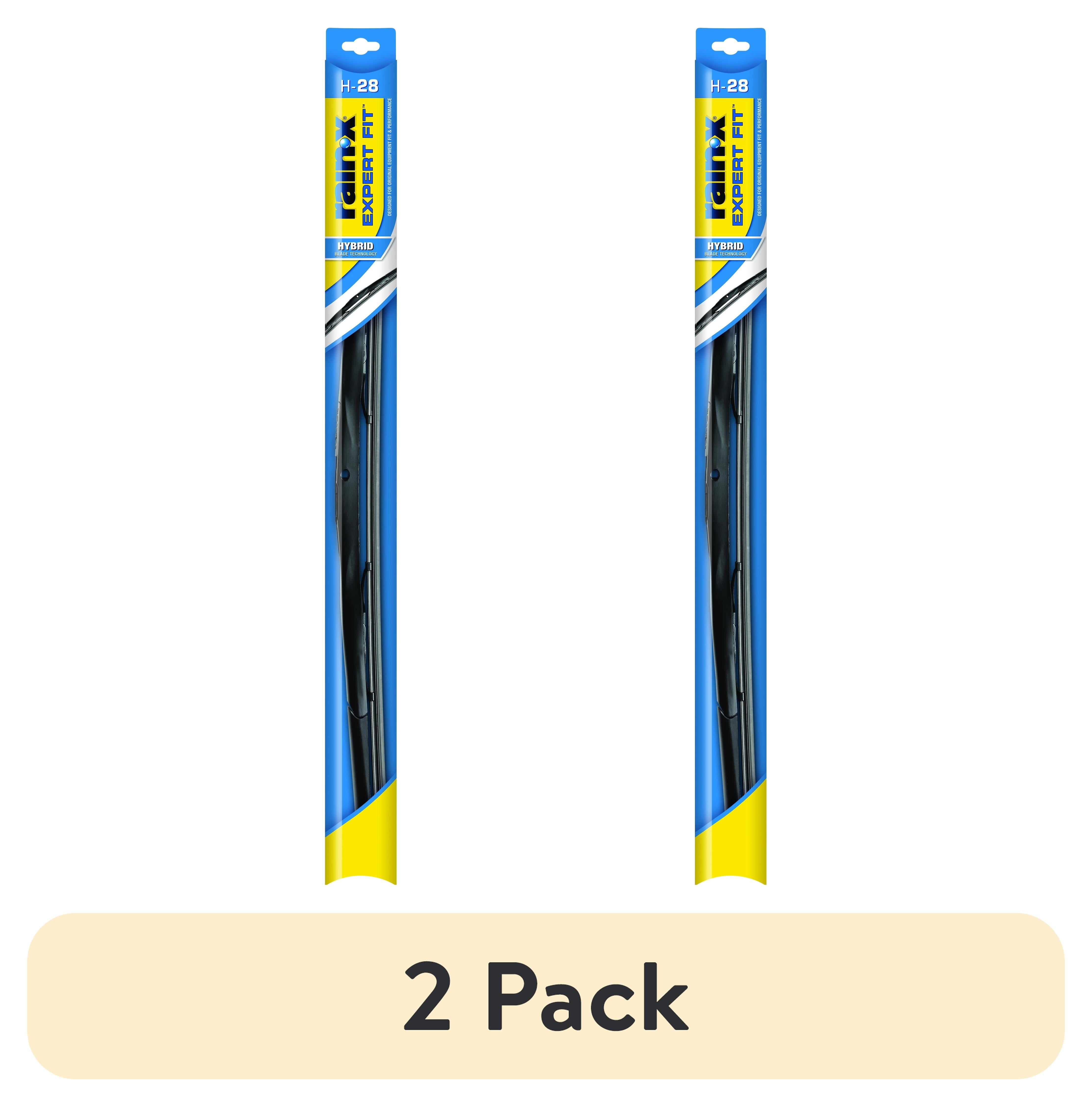 2 pack) Rain-X Expert Fit Hybrid Windshield Wiper Blade 28