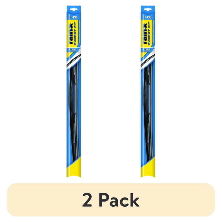 rai 2 pack) Rain-X Expert Fit Hybrid Windshield Wiper Blade 28