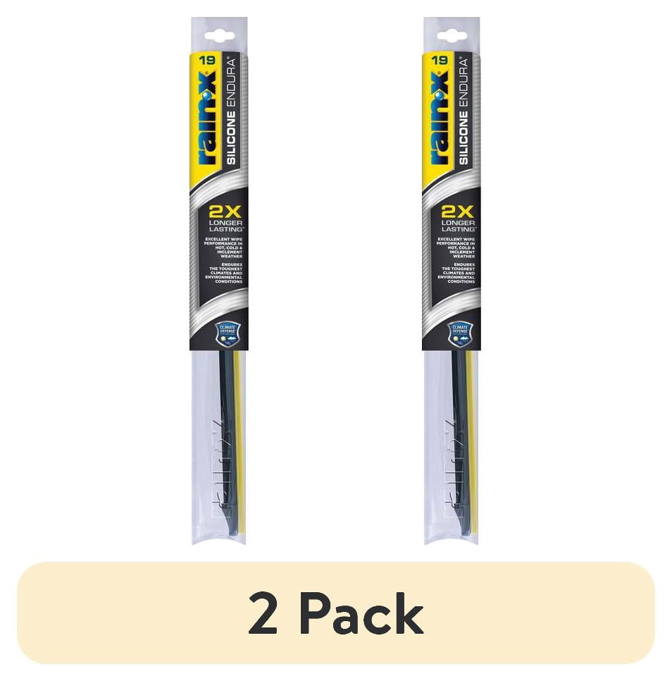 (2 pack) Rain-X Silicone Endura Premium All-Weather 19" Windshield Wiper Blade