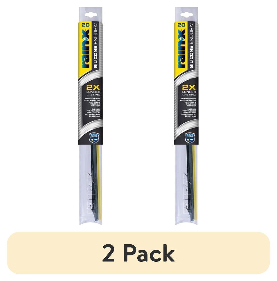 (2 pack) (2 pack) Rain-X Silicone Endura Premium All-Weather 20" Windshield Wiper Blade
