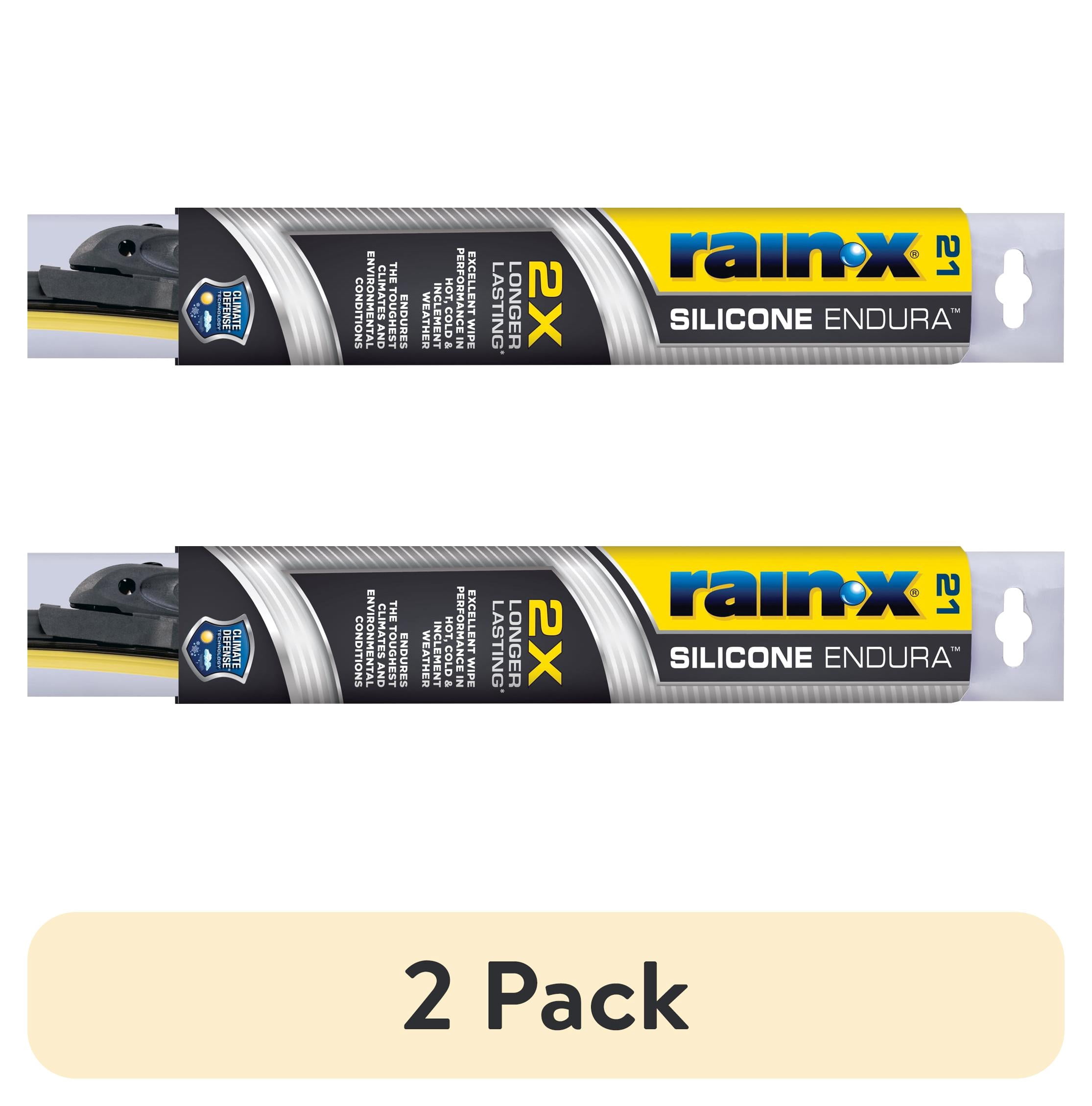 (2 pack) (2 pack) Rain-X Silicone Endura Premium All-Weather 21" Windshield Wiper Blade
