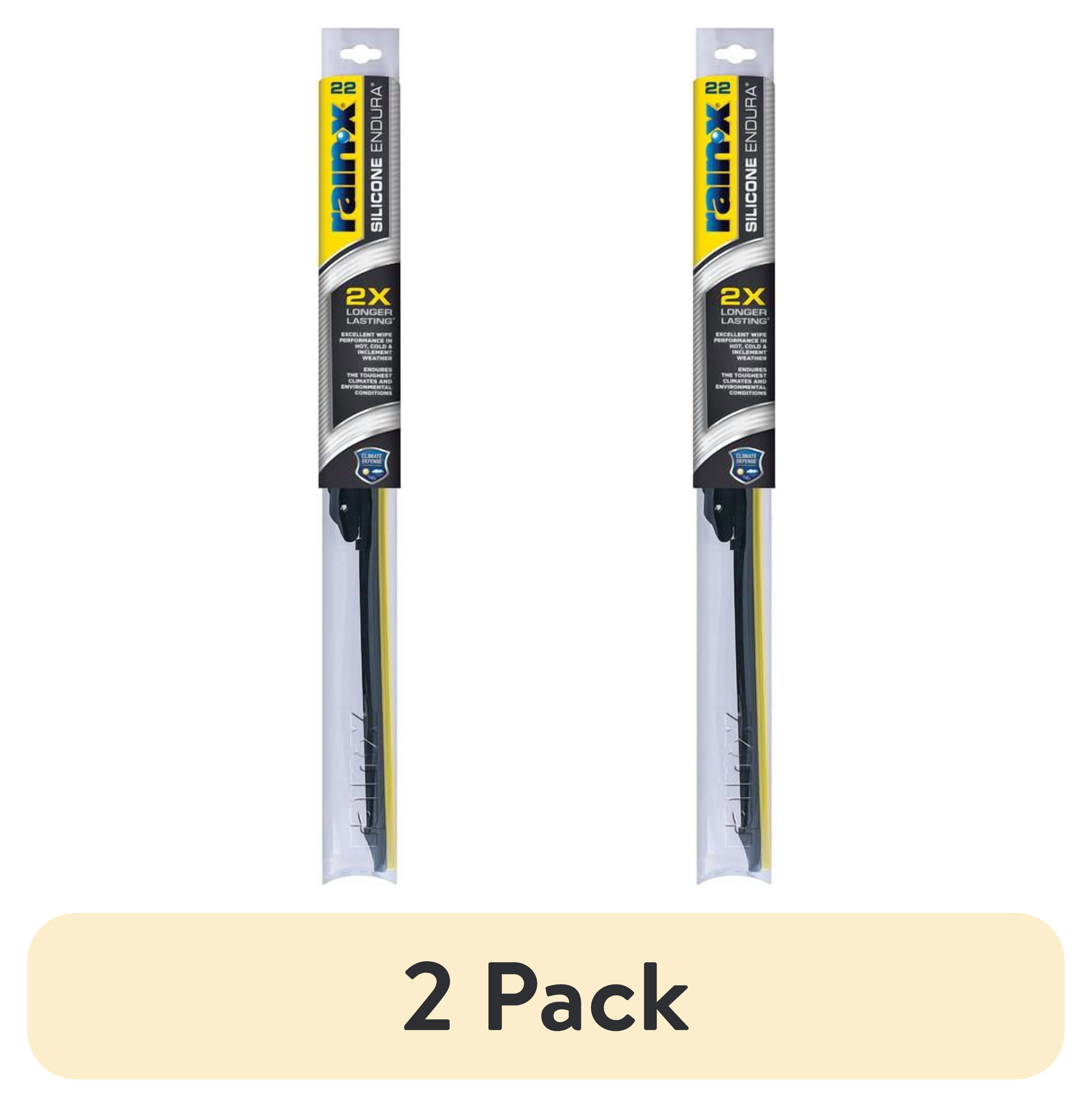 (2 pack) Rain-X Silicone Endura Premium All-Weather 22" Windshield Wiper Blade
