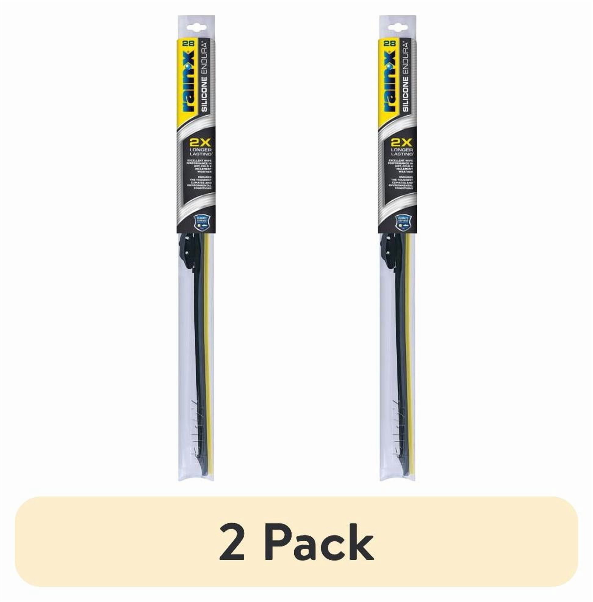 (2 pack) Rain-X Silicone Endura Premium All-Weather 28" Windshield Wiper Blade