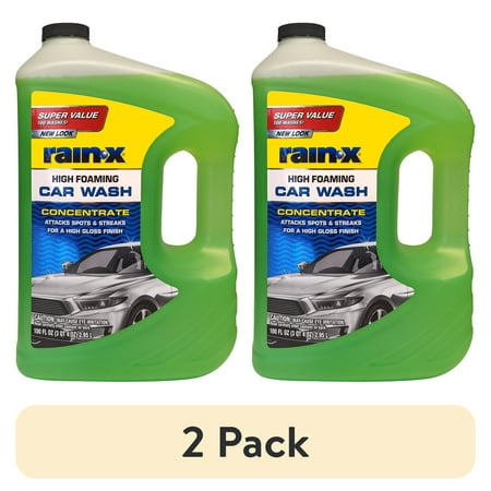 (2 pack) Rain-x Foaming Car Wash Concentrate 100oz - 62091