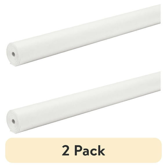 Rainbow Colored Kraft, 48" x 200' Roll, White, 40 lb.