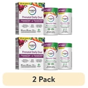 2 pack Prenatal Vitamin with DHA and Folic Acid | 30 Multivitamin Caplet and 30 DHA Softgels | by Rainbow Light