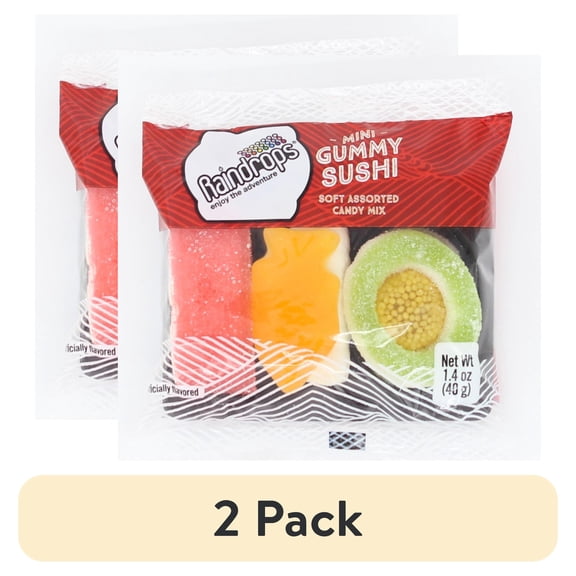 (2 pack) Raindrops Mini Gummy Sushi