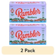 (2 pack) Rambler Blackberry Sparkling Water 8 - 12 fl oz Cans