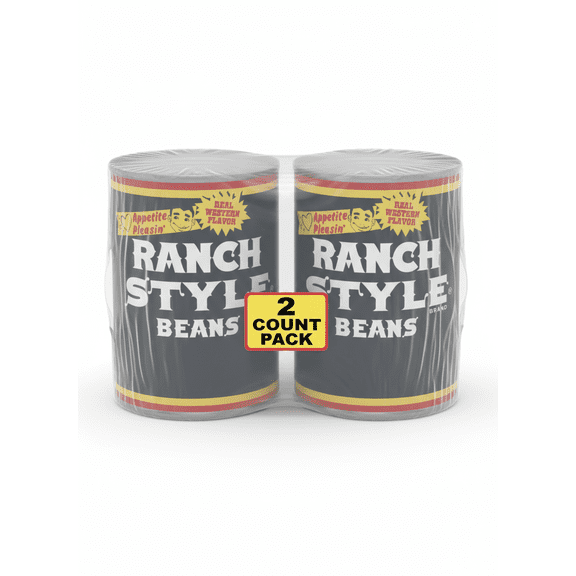 2 pack Ranch Style Canned Pinto Beans, Real Western Flavor, 15 oz