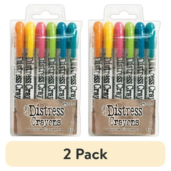 (2 pack) Tim Holtz Distress Crayon Sets