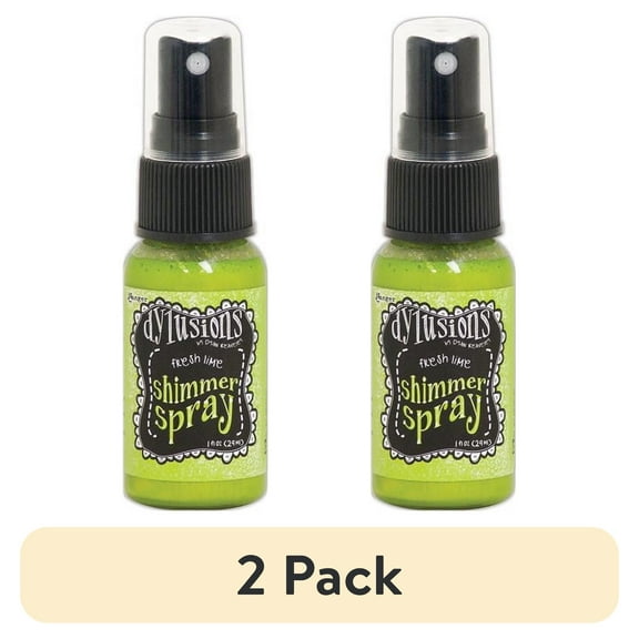 (2 pack) Ranger Fresh Lime Dylusions Shimmer Sprays 1oz