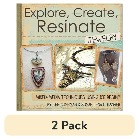 (2 pack) Ranger Ice Resin Mixed Media Technique Book Explore 