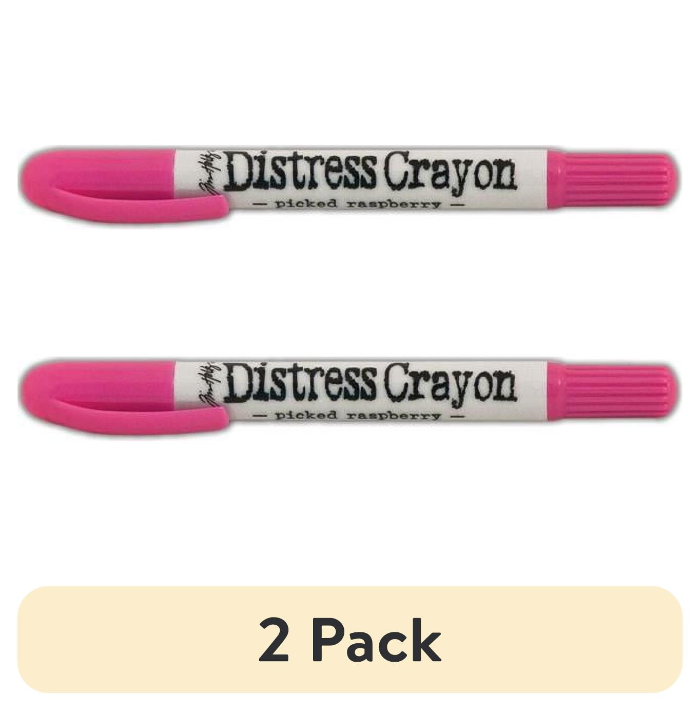 (2 pack) Ranger TDB-48749 Tim Holtz Distress Crayons - Picked Raspberry ...