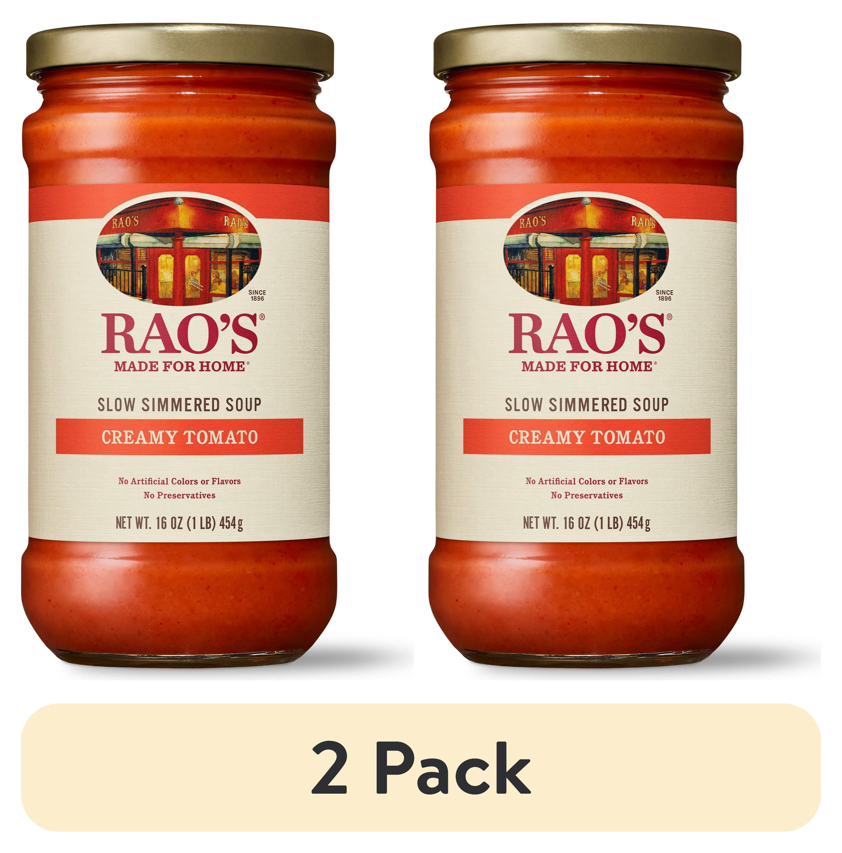 (2 pack) Rao’s Made for Home Creamy Tomato Soup, 16 oz