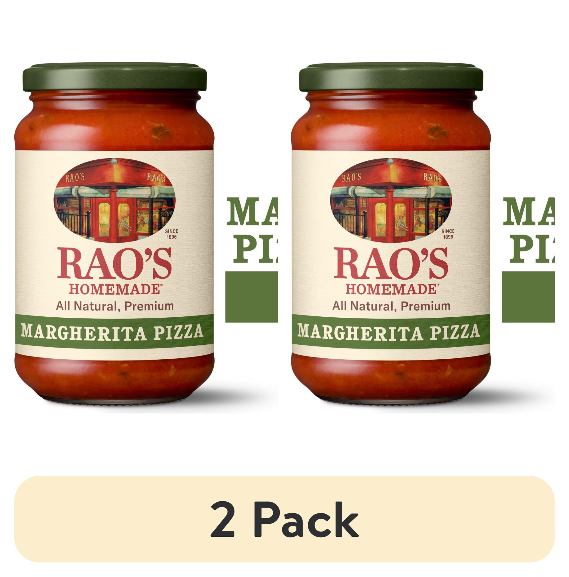 (2 pack) Rao's Homemade Margherita Pizza Sauce Made with Italian Tomatoes, 12.3 oz
