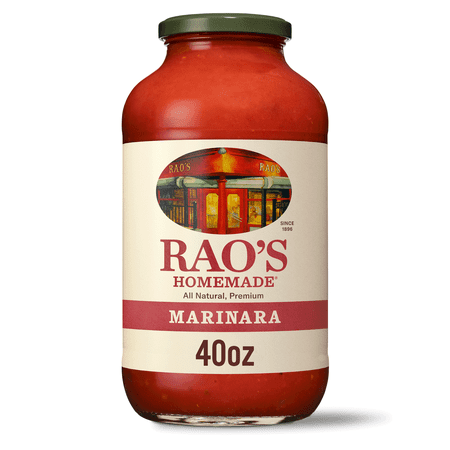 (2 pack) Rao's Homemade Marinara Sauce, Low Carb, Sugar-Free All-Natural Spaghetti Sauce, 40 Oz