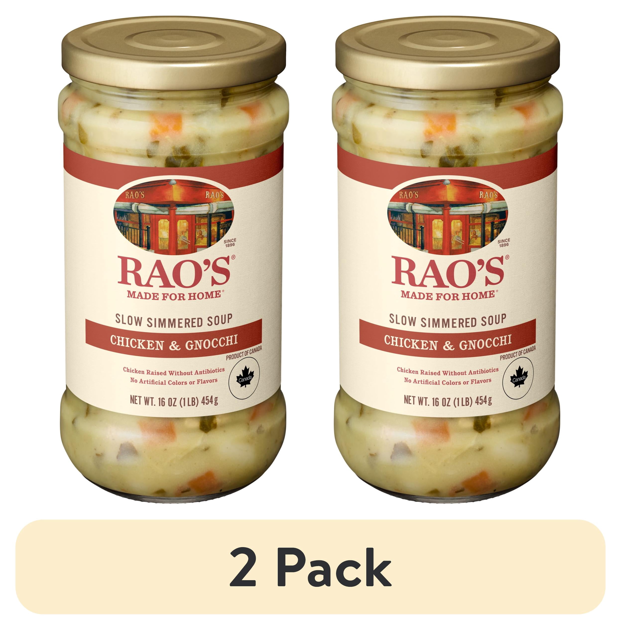 (2 pack) Rao’s Made for Home Chicken & Gnocchi Soup, 16 oz