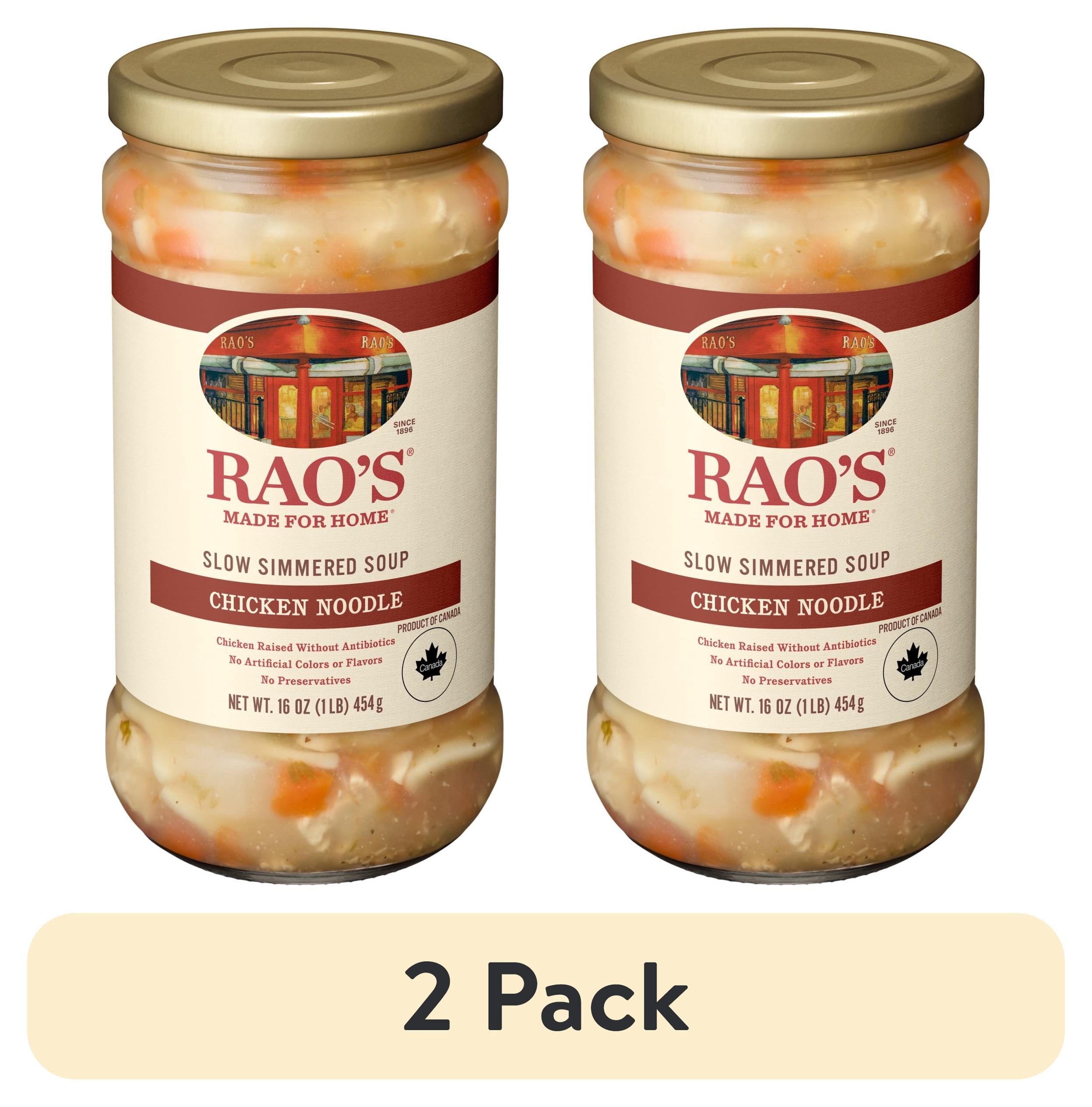 (2 pack) Rao’s Made for Home Chicken Noodle Soup, 16 oz
