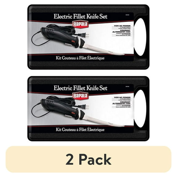 (2 pack) Rapala 110V Electric Fillet Knife