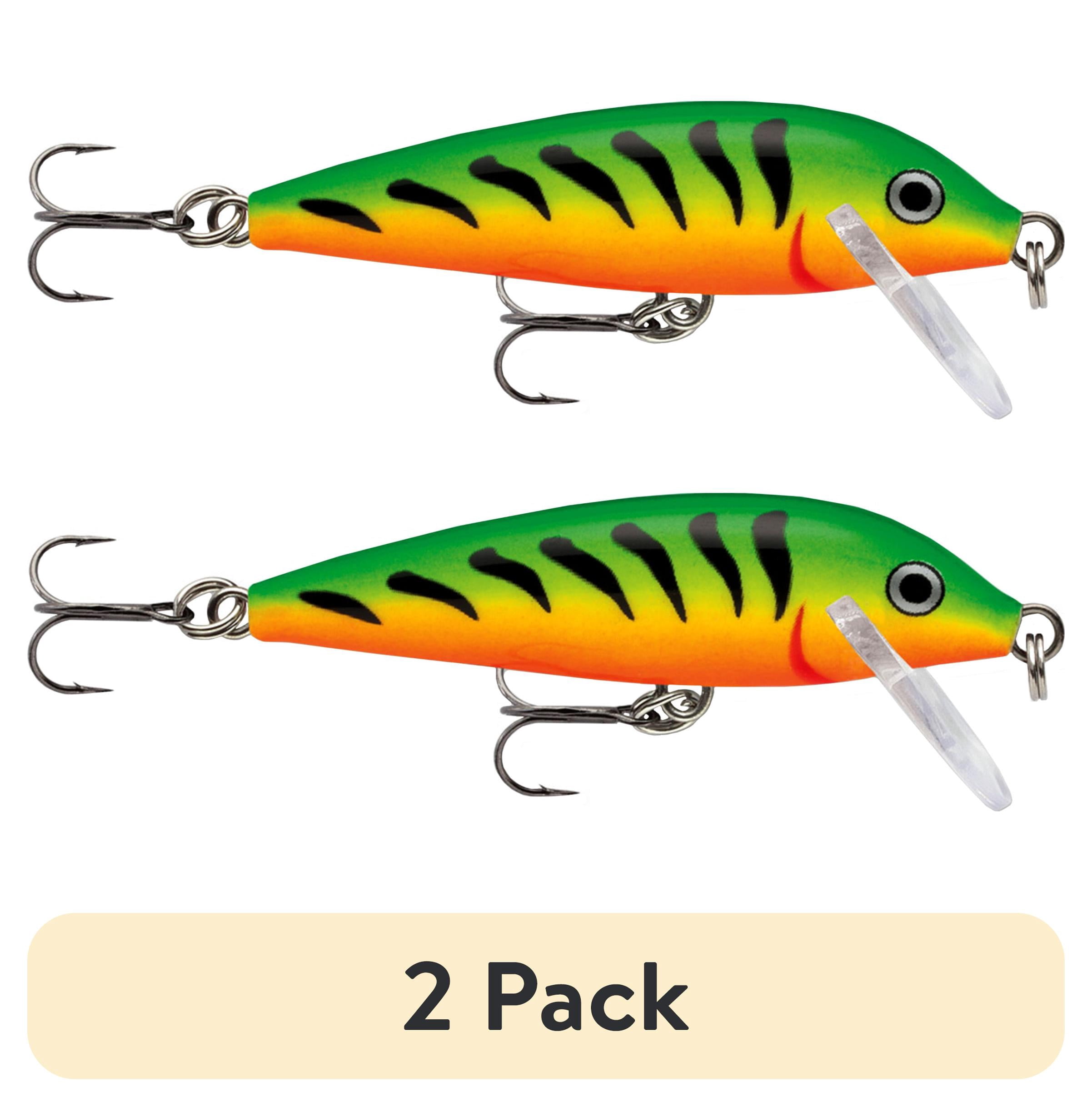 (2 pack) Rapala Countdown Minnow 05 Fishing Lure 2" 3/16oz Firetiger