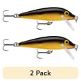 thumbnail image 1 of (2 pack) Rapala Countdown Minnow 07 Fishing Lure 2.75" 1/4oz Gold, 1 of 4