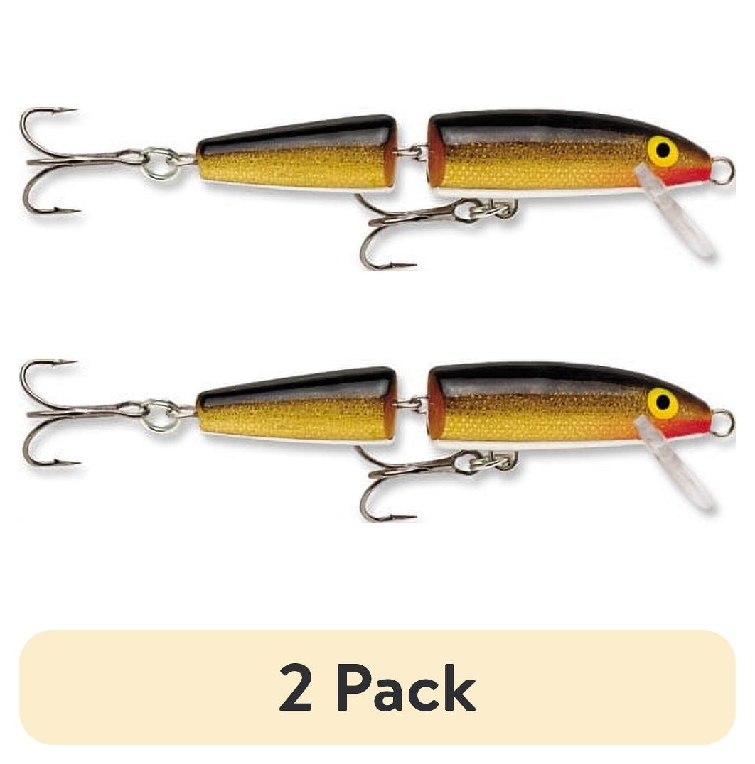(2 pack) Rapala Jointed Minnow 07 Fishing Lure 2.75" 1/8oz Gold