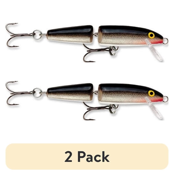(2 pack) Rapala Jointed Minnow 07 Fishing Lure 2.75" 1/8oz Silver