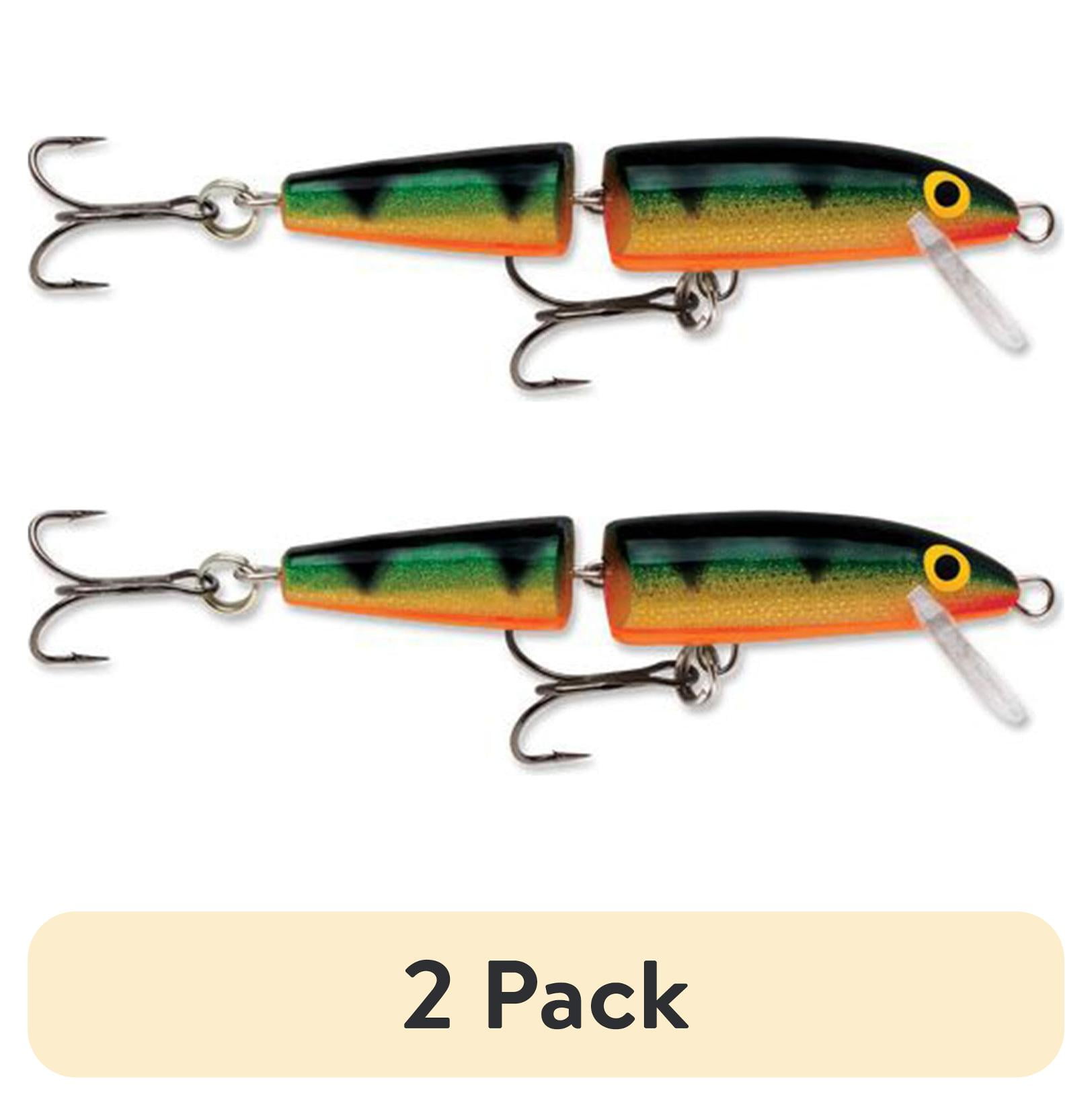 (2 pack) Rapala Jointed Minnow 11 Fishing Lure 4 3/8" 5/16oz Perch