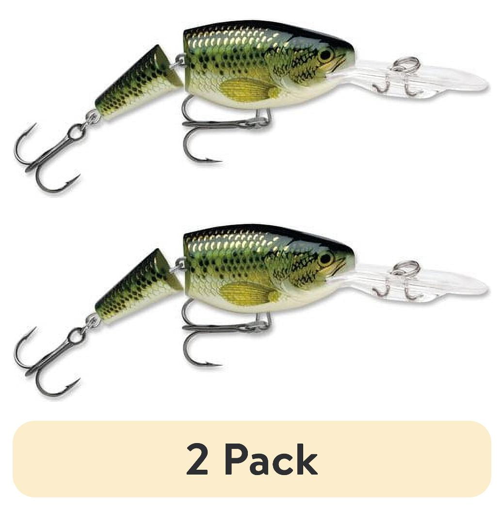 (2 pack) Rapala Jointed Shad Rap 04 Fishing Lure 1.5" 3/16oz Baby Bass