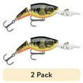 thumbnail image 1 of (2 pack) Rapala Jointed Shad Rap 04 Fishing Lure 1.5" 3/16oz Fire Crawdad, 1 of 5