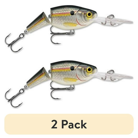 (2 pack) Rapala Jointed Shad Rap 04 Fishing Lure 1.5" 3/16oz Shad