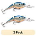 thumbnail interactive-video image 1 of (2 pack) Rapala Jointed Shad Rap 05 Fishing Lure 2" 1/4oz Blue Shad, 1 of 4