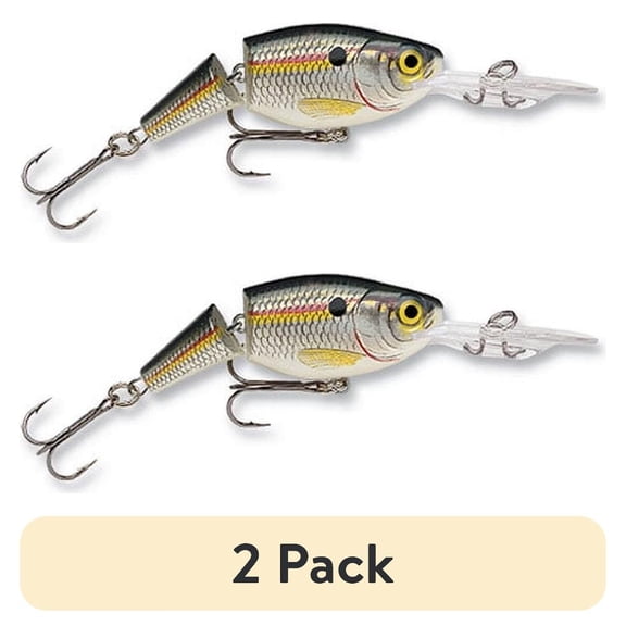 (2 pack) Rapala Jointed Shad Rap 05 Fishing Lure 2" 1/4oz Shad