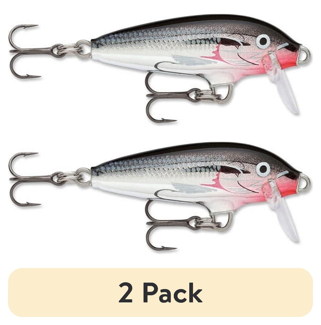 (2 pack) Rapala Original Floating Minnow 03 Fishing Lure 1.5" 1/16oz Vampire