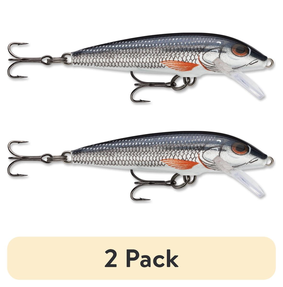 (2 pack) Rapala Original Floating Minnow 11 Fishing Lure 4 3/8" 3/16oz  Shiner