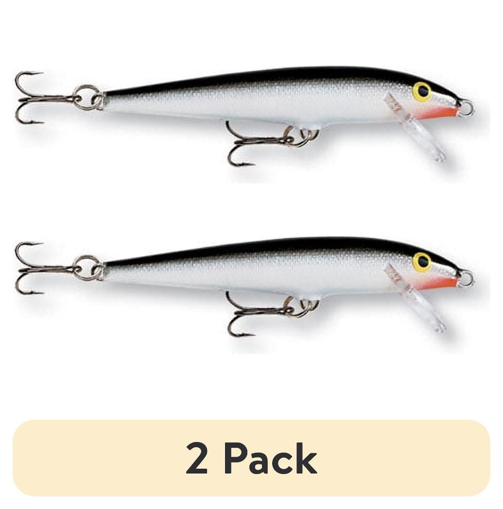 (2 pack) Rapala Original Floating Minnow 11 Fishing Lure 4 3/8" 3/16oz Silver (2 pack) Rapala Original Floating Minnow 11 Fishing Lure 4 3/8" 3/16oz Silver