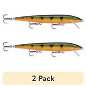 2 pack Rapala Original Floating Minnow 13 Fishing Lure 4.25" 1/4oz Perch